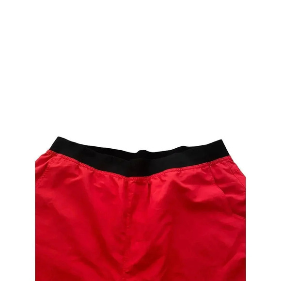 prAna Men's Red Pull-On Athletic Elastic Activewear Shorts Size XXL - Picture 5 of 7